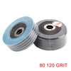 10 Pcs Professional Flap Sanding Discs 115mm 4.5" 40 60 80 120 Grit Angle Zircon