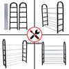 5 Tier Shoe Rack Storage Cabinet Stand Shelf Shoes Organiser Space Saving UK