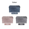 Top Folding Storage Ottoman Seat Toy Storage Box Folding Seat Crushed Velvet