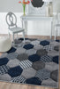 Modern Bright Colourful Vibrant Rug Bedroom Living Room Carpets Value Grey Rugs