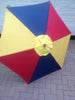 Kids Rainbow Multicoloured Garden Parasol - Sun Shade - Childrens Umbrella