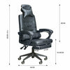 Luxury Massage Computer Office Desk Gaming Chair Swivel Recliner W/ Footrest UK