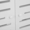 3 Tier Shoes Storage Cabinet White Door Organiser Shelf Rack Stand Unit