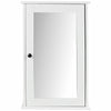 NEW SINGLE MIRROR CABINET WITH SHELF WALL MOUNTED STORAGE BATHROOM TOILET HOME