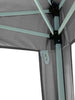 2.5x2.5m Pop Up Gazebo Marquee Outdoor Garden Party Tent with 4 Side Panels Grey