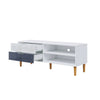TV Cabinet Vintage TV Stand Console Table TV Unit Centre Table with Storage Cube