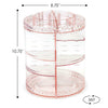 Cosmetic Makeup Organizer Storage Box Shelf 360 Degree Rotating Display Acrylic