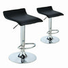 2pc Bar Stools Leather Chairs Breakfast Chairs Swivel Gas Lift Kitchen Cushioned