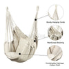 Garden Hammock Chair Hanging Swing Seat Cotton Rope Net W/ Outdoor Home Decor UK