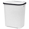 Laundry Basket Washing Clothes Storage Hamper Rattan Style Plastic Basket Large