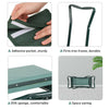 3 in1 Portable Foldable Garden Kneeler Stool Padded Foam Seat Cushion Tool Pouch