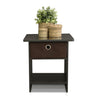 Furinno Dario End Hallway Console Table/ Night Stand Storage Shelf with Drawer