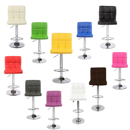 Cuban PU Leather Home Breakfast Adjustable Bar stools Swivel Stools Chair Office