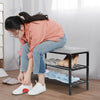 Shoe Bench Shoes Storage Organizer Rack Cabinet Padded Cushion Seat Hallway Unit