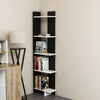 Decorotika Alice 5-Shelf Modern Corner Unit Bookcase Bookshelf Shelving Unit