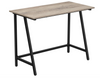 Small Computer Desk Vintage Industrial Furniture Rustic Grey Metal Writing Table