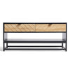 VonHaus Coffee Table | Classic Modern Tea Table w/ 2 Spacious Storage Drawers