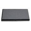 Extra Large Folding Ottoman Storage Seat in Grey Linen. 80 L storage capacity.