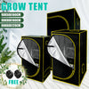 2021 Premium 600D Grow Tent Kit Dark Indoor Room Plant Box Mylar Hydroponics Bud