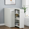 Wooden Storage Cupboard Bookcase 2 Drawers Shelving Rack Books CDs Organizer