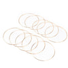 10Pcs 6'' Metal Dream Catcher Dreamcatcher Rings Hoops Macrame Craft Strong