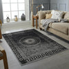 GREY BLACK MODERN DESIGN RUG SOFT LARGE LIVING ROOM FLOOR BEDROOM CARPET RUGS