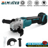 4-Speed 18V 125mm Brushless Angle Grinder Cordless Replace For Makita Battery UK