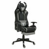 Racing Gaming Chair Swivel PU Computer Desk Office Chair Ergonomic Recliner Grey