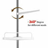 UK No Rust Bathroom Telescopic Corner Shelf Storage 4Tier Shower Caddy Organiser