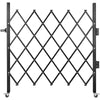 Single Folding Security Gate Folding Door Gate 48"H x 66"W Scissor