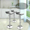 2/4 x Bar Stools Gas Lift Swivel Stool Hub Club Cafe Breakfast Chairs PU Leather