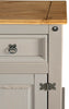 Corona Sideboard Grey 2 Door 2 Drawer Cupboard - Mexican Solid Pine