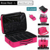 Professional Large Make Up Box Vanity Case Cosmetic Nail Art Travel Beauty Bag