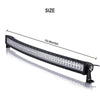 300W Car FLOOD SPOT CURVED LED LIGHT BAR DRIVING OFFROAD LAMP 52 INCH SUV UK