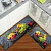 New 3D Non Slip Mat Machine Washable Kitchen Rug Entrance hall back Fruit mats