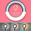 10 Inch LED Ring Light With Tripod and Phone Holder Make-up for Camera iPhone UK
