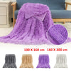 Large Soft Warm Bed Sofa Throw Over Blanket Sofa Fluffy Shaggy Cozy Bedspread