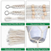 1/2/3X Macrame Plant Hanger Hanging Planter Basket Flower Pot Holder Cotton Rope