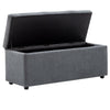 Large Chesterfield Storage Ottoman Bench Box Widnow Seat Stool Bedroom Footstool