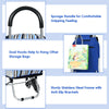 2 IN 1 35L Folding Shopping Trolley Truck Grocery Luggage Carrier Bag 2 Wheels