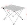 Camping Table Light Weight Portable Alu Folding Outdoor Picnic BBQ Desk w/ Bag