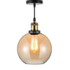 Retro Modern Vintage Glass Ceiling Pendant Industrial Light Shade Chandelier UK