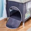 Portable Baby Travel Cot Crib Bassinet Bed Playpen Infants with Mattress Folding