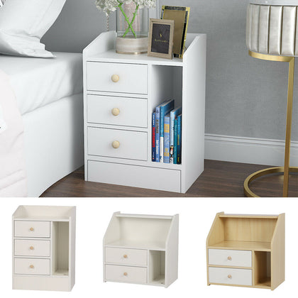 Modern Chest of Drawers Bedside Table Cabinet Nightstand 2/3 Drawers Bedroom UK