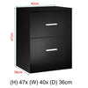 Black Chest of Drawers Bedside Table Cabinets 1 2 3 4 5 Drawer Bedroom Furniture