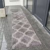 Grey Moroccan Washable Rug Trellis Indoor Outdoor Rugs Easy Clean Flatweave Mat