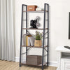 Industrial Modern Shelf Metal Framed Wooden Bookcase Bookshelf Display Storage