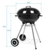 Kettle Barbecue BBQ Grill Outdoor Charcoal Patio Party Portable Round Standard