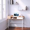 Computer Desk PC Workstation Laptop Table Storage Unit Metal Frame Home Office