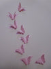 20 3d PEARLESCENT BUTTERFLY TOPPER WALL DECORATION DECOR STICKERS GIRLS ROOM cur